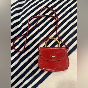 Vintage Red Micro Bag Made in Italy